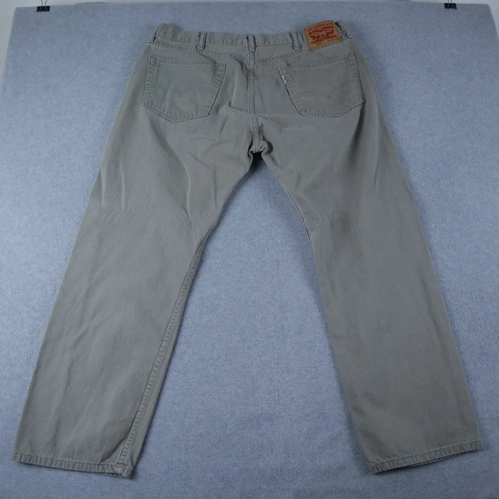 Levi's 505 Jeans Mens 40x30 Regular‎ Fit 5-Pocket Cotton Denim Beige